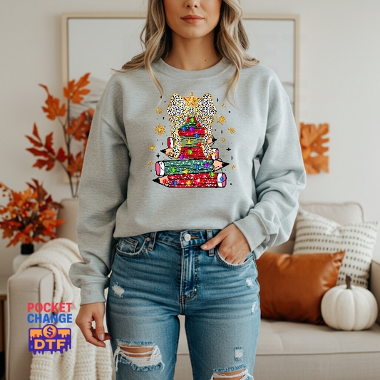 Christmas Teacher – Teacher DTF Transfer (Premade)