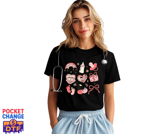 Stethoscope Life – Nurse DTF Transfer (Premade)