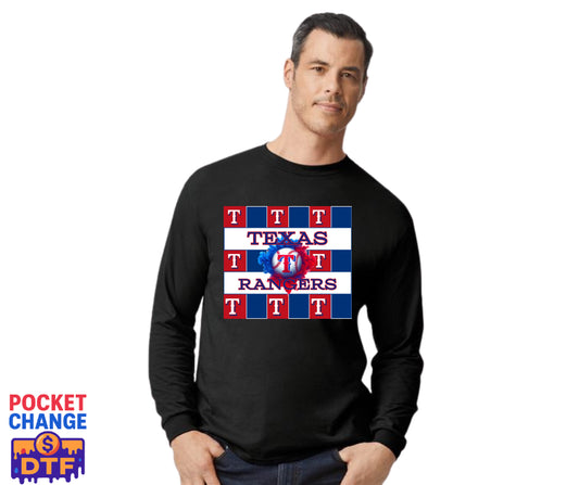 Texas Ranger Baseball Logo – Base Ball DTF Transfer