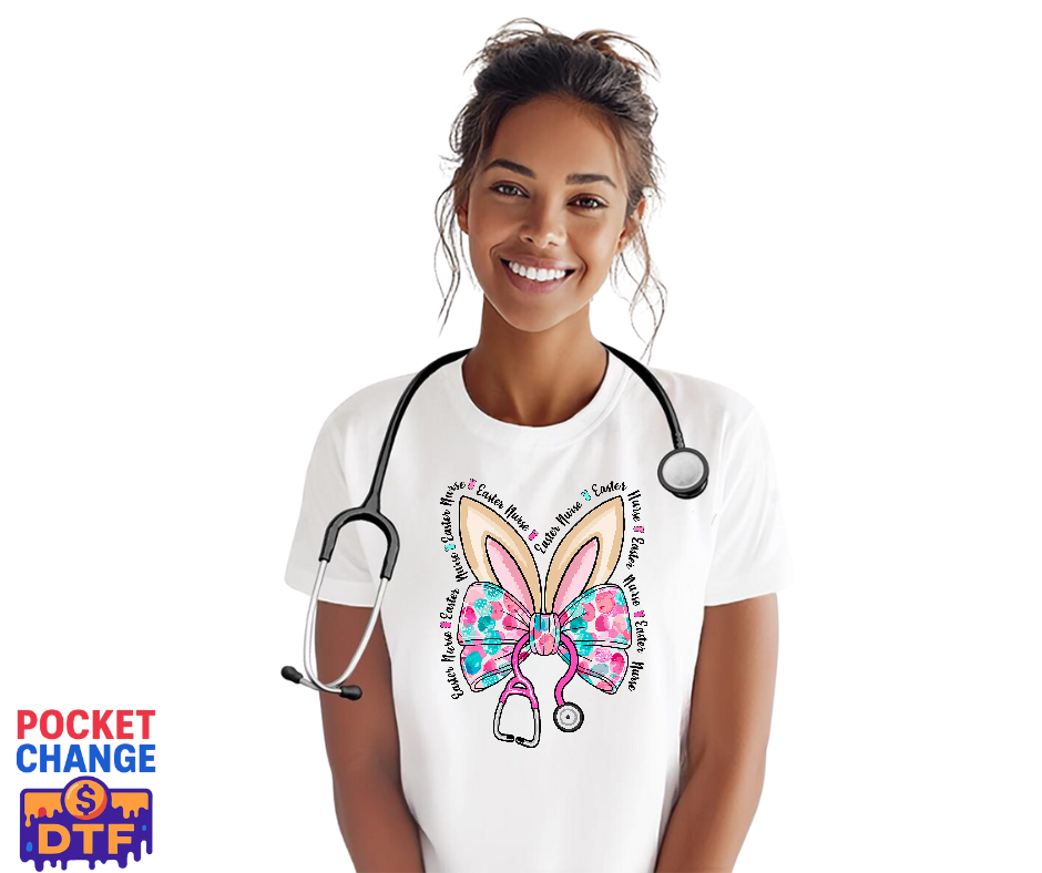 Easter Nurse – Nurse DTF Transfer (Premade)
