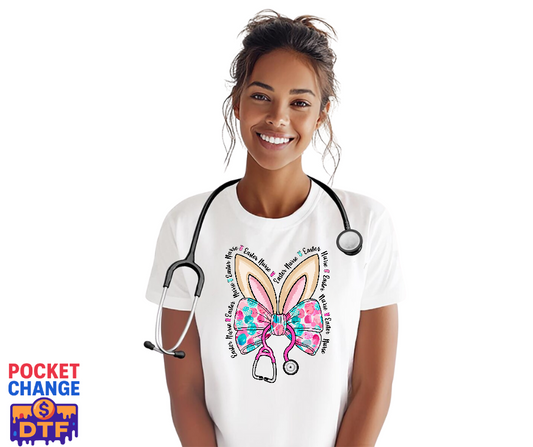 Easter Nurse – Nurse DTF Transfer (Premade)