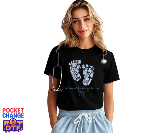 Labor & Delivery – Nurse DTF Transfer (Premade)