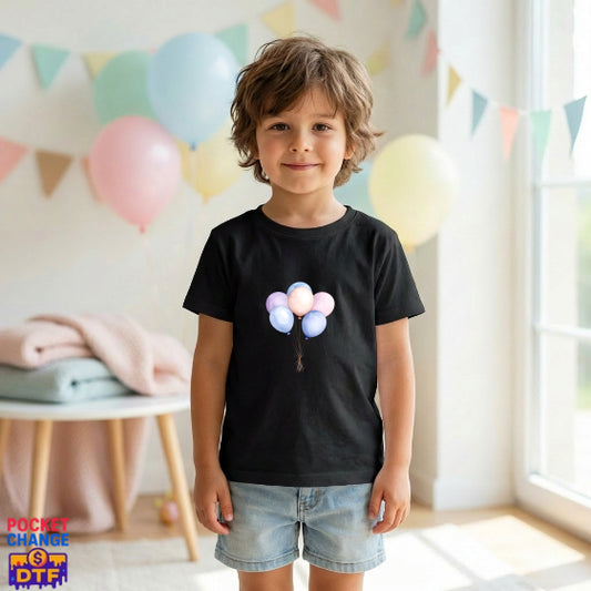 Birthday Animal Balloons – Children's DTF Transfer