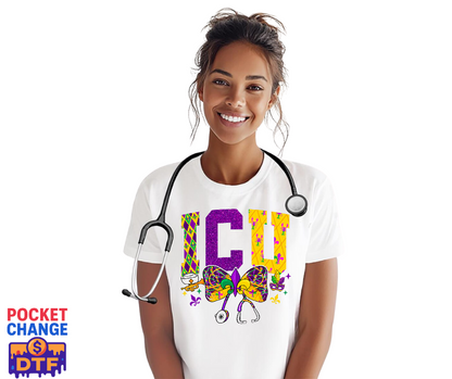 ICU Nurse – Nurse DTF Transfer (Premade)