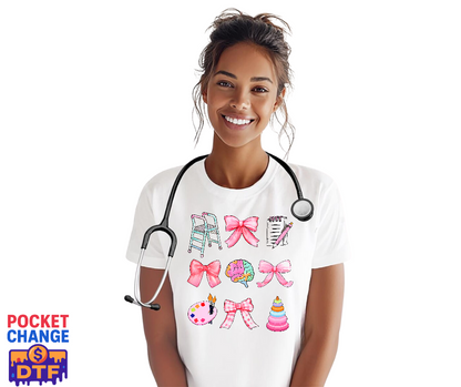 Peace Love Nurse – Nurse DTF Transfer (Premade)