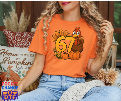 Grateful Thankful Blessed – Thanksgiving DTF Transfer (Premade)