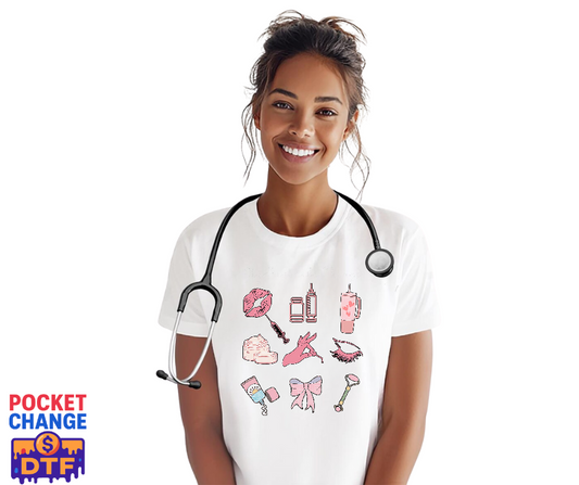 Nurse Vibes – Nurse DTF Transfer (Premade)