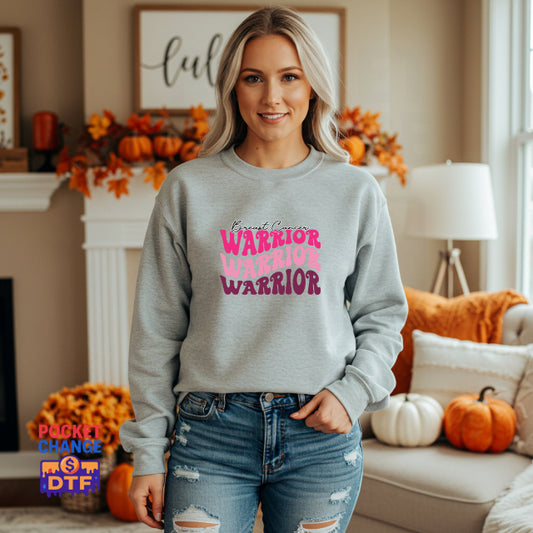Warrior. Breast Cancer Awareness – DTF Transfer