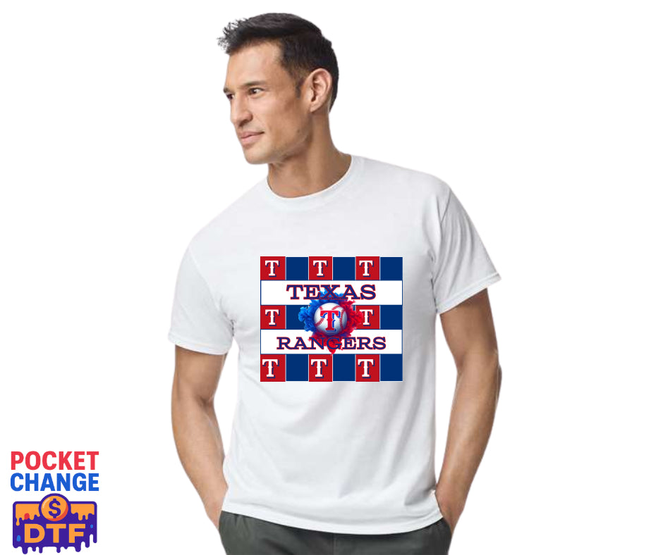 Texas Ranger Baseball Logo – Base Ball DTF Transfer